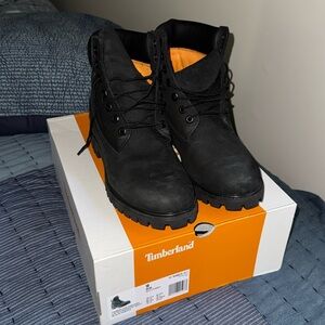 Timberland Premium 6in Waterproof Boot Black Nubuck